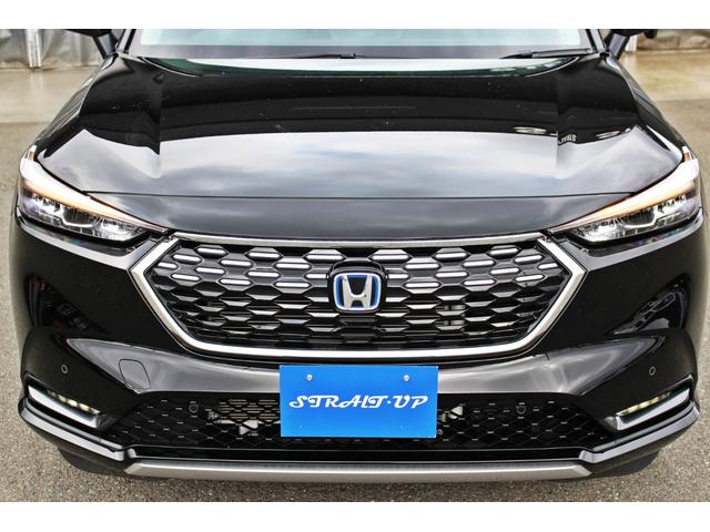 ヴェゼル ｅ：ＨＥＶ　Ｚ　・衝突回避軽減ブレーキ・誤発信抑制機能・純正９インチナビ・ＤＴＶ・バックカメラ・前後ドライブレコーダー・ＤＶＤ・ＣＤ・Ｂｌｕｅｔｏｏｔ・ＵＳＢ・ＥＴＣ・電動ブレーキ・ハンドルヒーター・パワーバックドア（4枚目）