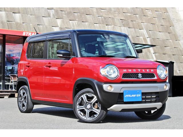 ハスラー Xターボ ・鑑定済車両・衝突軽減ブレーキ・純正OP7インチSDナビ・ドライブレコーダー・Bluetooth・USB・HDMI・AUX・ETC・シートヒーター・ステアリングスイッチ・HIDヘッドライト・(3枚目)