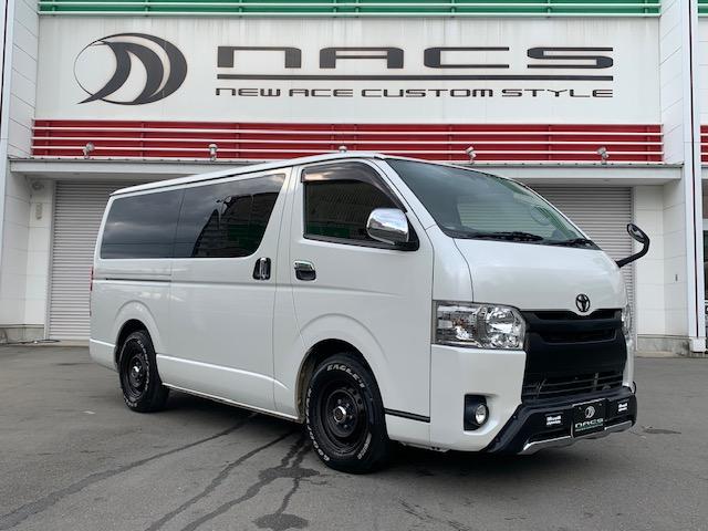 ハイエースバン スーパーＧＬ　ダークプライム　ＲＥＣＡＲＯシート　運転席　助手席　ベットキット　セカンドテーブルＬＥＤヘッドライト　スマートキー　プッシュスタート　助手席エアバック　アルパイン８インチナビ　ＥＴＣ　フリップダウンモニター（5枚目）