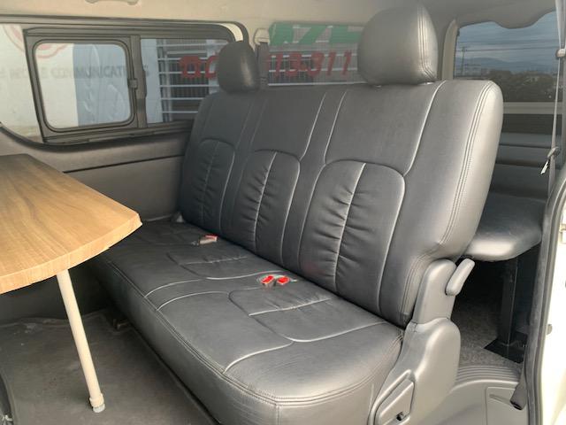 ハイエースバン スーパーＧＬ　ダークプライム　ＲＥＣＡＲＯシート　運転席　助手席　ベットキット　セカンドテーブルＬＥＤヘッドライト　スマートキー　プッシュスタート　助手席エアバック　アルパイン８インチナビ　ＥＴＣ　フリップダウンモニター（31枚目）
