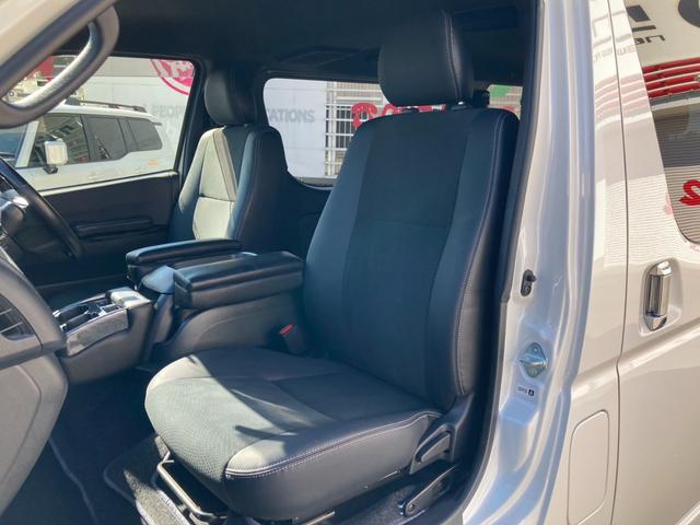 ハイエースバン スーパーGL ダークプライムII レガンスフロントエアロ ギブソンサイドリアバンパー エムテクノバットフェイスボンネット バックギャモン20インチAW ローダウン LEDテールランプ ディーゼルターボ(26枚目)