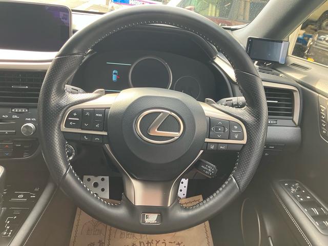 ＲＸ ＲＸ４５０ｈ　Ｆスポーツ　純正ナビ　フルセグテレビ　ヘッドアップディスプレイ　パドルシフト　バックカメラ　ＥＴＣ　衝突被害軽減システム　サンルーフ　シートヒーター（53枚目）