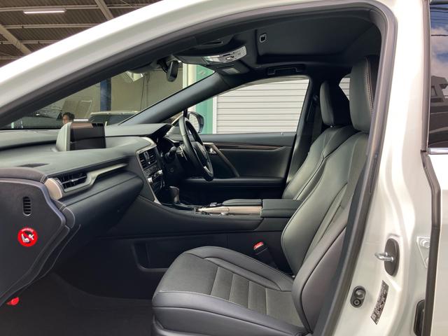 ＲＸ ＲＸ４５０ｈ　Ｆスポーツ　純正ナビ　フルセグテレビ　ヘッドアップディスプレイ　パドルシフト　バックカメラ　ＥＴＣ　衝突被害軽減システム　サンルーフ　シートヒーター（62枚目）