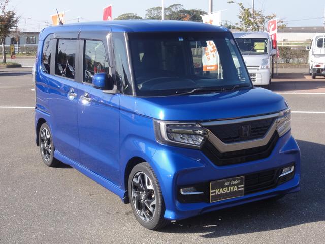 Ｎ－ＢＯＸカスタム Ｇ・Ｌターボホンダセンシング　ＣＶＴ　オートＬＥＤ　オートハイビーム　８インチナビ　地デジ　バックカメラ　Ｂ／Ｔ　ＥＴＣ　ドラレコ　両側パワースライドドア　１５インチＡＷ　電格ミラー　プライバシーガラス　スマートキー　レーダーＣ（3枚目）