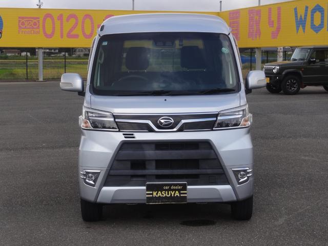 アトレーワゴン カスタムターボＲＳリミテッド　ＳＡＩＩＩ　４速オートマ車　ナビ　地デジ　バックカメラ　Ｂ／Ｔ　ＥＴＣ　前後ドラレコ　左側パワースライドドア　１３インチＡＷ　アイドリングストップ　ＬＥＤ　オートハイビーム　電格ミラー　キーレス　リヤスポ（2枚目）