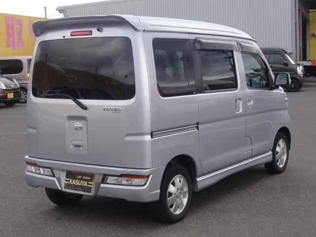 アトレーワゴン カスタムターボＲＳリミテッド　ＳＡＩＩＩ　４速オートマ車　ナビ　地デジ　バックカメラ　Ｂ／Ｔ　ＥＴＣ　前後ドラレコ　左側パワースライドドア　１３インチＡＷ　アイドリングストップ　ＬＥＤ　オートハイビーム　電格ミラー　キーレス　リヤスポ（5枚目）