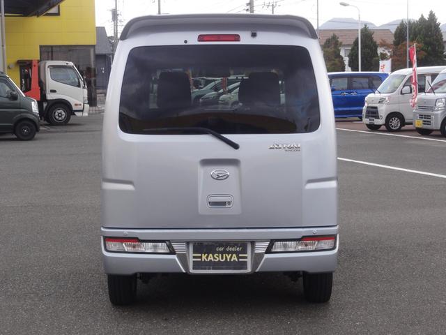 アトレーワゴン カスタムターボＲＳリミテッド　ＳＡＩＩＩ　４速オートマ車　ナビ　地デジ　バックカメラ　Ｂ／Ｔ　ＥＴＣ　前後ドラレコ　左側パワースライドドア　１３インチＡＷ　アイドリングストップ　ＬＥＤ　オートハイビーム　電格ミラー　キーレス　リヤスポ（6枚目）