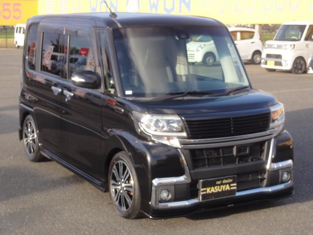 タント カスタムＲＳ　トップエディションＳＡＩＩ　ＣＶＴ　両側パワースライドドア　８インチナビ　地デジ　バックカメラ　Ｂｌｕｅｔｏｏｔｈ　ＥＴＣ　１５インチアルミホイール　電格ミラー　アイドリングストップ　スマートキー　オートＬＥＤ（3枚目）