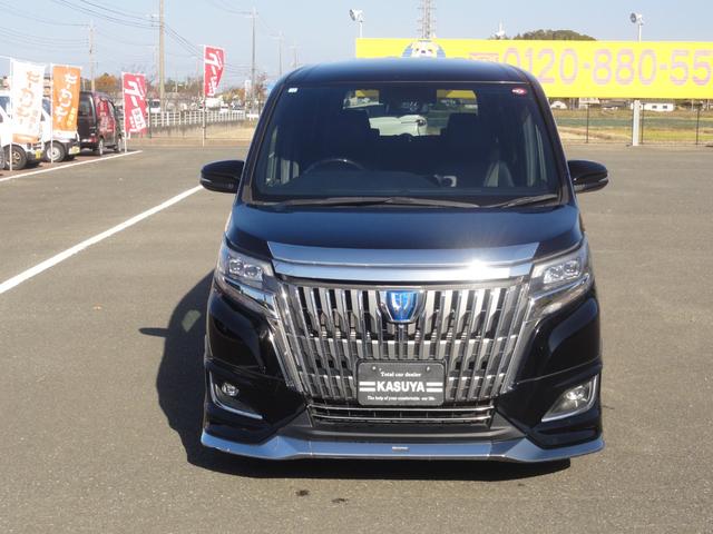エスクァイア ハイブリッドGi CVT オートLED オートハイビーム クルーズコントロール 11インチナビ地デジ バックカメラ Bluetooth ETC リヤモニター 両側電動スライドドア 15インチAW モデリスタエアロ(2枚目)