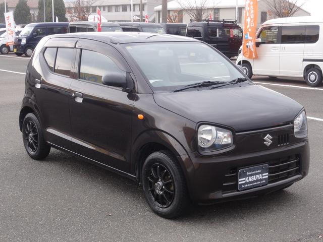 アルト F 5速マニュアル CD 社外13インチアルミホイール キーレス ダブルエアバック ABS パワーウィンドウ(3枚目)