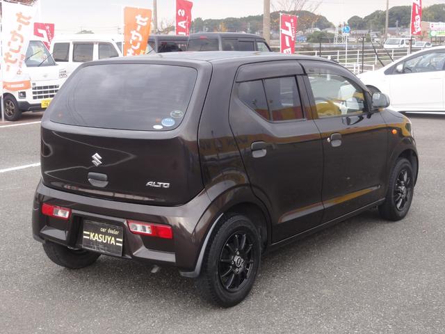 アルト F 5速マニュアル CD 社外13インチアルミホイール キーレス ダブルエアバック ABS パワーウィンドウ(5枚目)