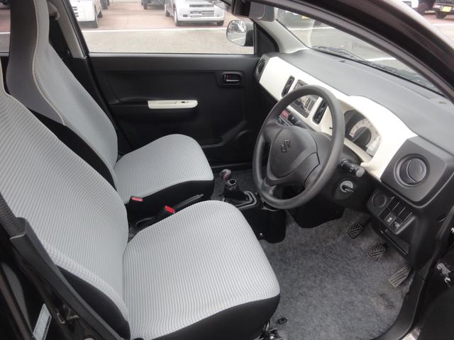 アルト F 5速マニュアル CD 社外13インチアルミホイール キーレス ダブルエアバック ABS パワーウィンドウ(10枚目)