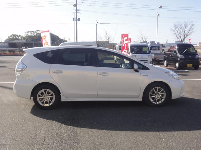 プリウスアルファ S Lセレクション CVT ナビ 地デジ バックカメラ Bluetooth ETC スマートキー 電格ミラー プライバシーガラス サイドエアバック ABS オートエアコン(4枚目)