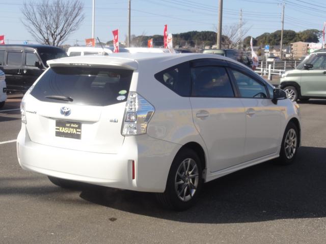 プリウスアルファ S Lセレクション CVT ナビ 地デジ バックカメラ Bluetooth ETC スマートキー 電格ミラー プライバシーガラス サイドエアバック ABS オートエアコン(5枚目)