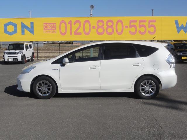 プリウスアルファ S Lセレクション CVT ナビ 地デジ バックカメラ Bluetooth ETC スマートキー 電格ミラー プライバシーガラス サイドエアバック ABS オートエアコン(8枚目)