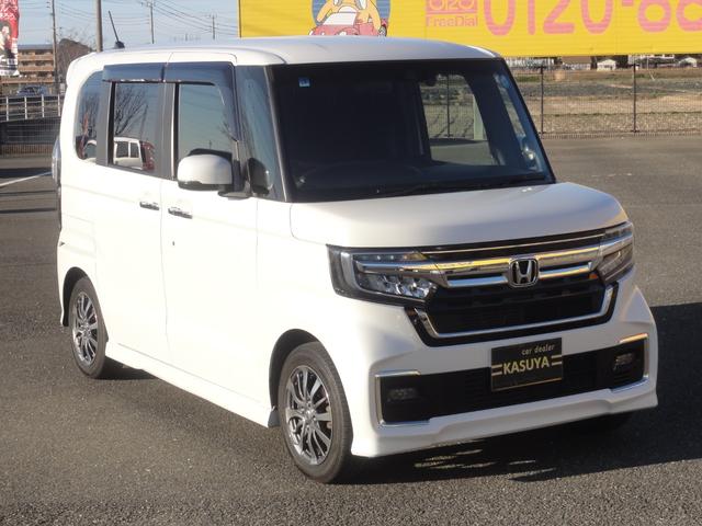 N-BOXカスタム L ホンダセンシング レーダークルーズ オートLED オートハイビーム 8インチナビ 地デジ バックカメラ B/T 前後ドラレコ ETC 前席シートヒーター 左側電動スライド 14インチAW スマートキー(3枚目)