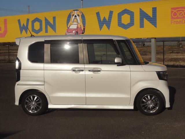 N-BOXカスタム L ホンダセンシング レーダークルーズ オートLED オートハイビーム 8インチナビ 地デジ バックカメラ B/T 前後ドラレコ ETC 前席シートヒーター 左側電動スライド 14インチAW スマートキー(4枚目)