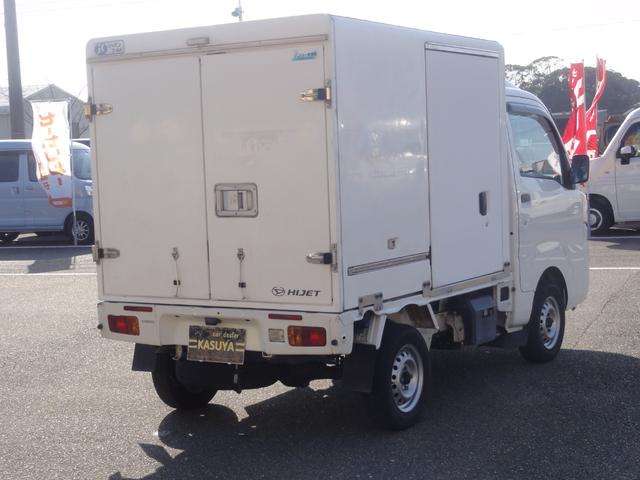 ハイゼットトラック FRP中温冷凍車 両側スライドドア仕様 4速オートマ 冷凍機マイナス7℃ エアコン パワステ ダブルエアバック ABS(5枚目)