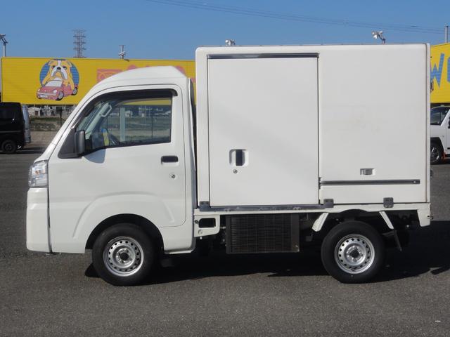 ハイゼットトラック FRP中温冷凍車 両側スライドドア仕様 4速オートマ 冷凍機マイナス7℃ エアコン パワステ ダブルエアバック ABS(8枚目)