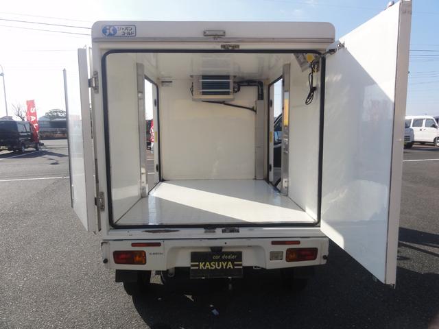 ハイゼットトラック FRP中温冷凍車 両側スライドドア仕様 4速オートマ 冷凍機マイナス7℃ エアコン パワステ ダブルエアバック ABS(11枚目)