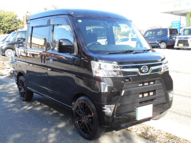 ハイゼットカーゴ デッキバンＧ　ＳＡＩＩＩ　純正ナビ＆フルセグＴＶ＆Ｂｌｕｅｔｏｏｔｈ＆ＤＶＤビデオ＆ＣＤ・スマートアシストＩＩＩ・４ＷＤ・オートマチック・ＬＥＤヘッドライト・ＬＥＤフォグランプ・キーレス・電動格納式ドアミラー（3枚目）