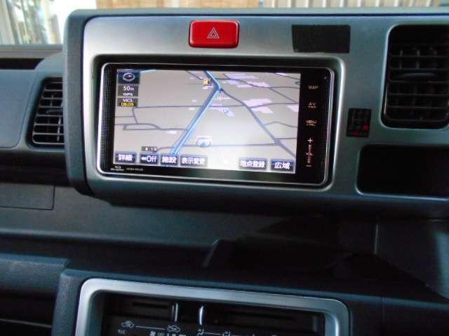 ピクシストラック エクストラ　３方開　４ＷＤ　ＨＤＤナビ＆１セグＴＶ＆ＤＶＤビデオ＆ＣＤ　アルミ縞板荷台ＢＯＸ　キーレス　パワーウィンドウ　社外１４インチアルミ　荷台アオリステン張り（17枚目）