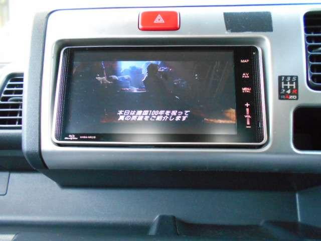 ピクシストラック エクストラ　３方開　４ＷＤ　ＨＤＤナビ＆１セグＴＶ＆ＤＶＤビデオ＆ＣＤ　アルミ縞板荷台ＢＯＸ　キーレス　パワーウィンドウ　社外１４インチアルミ　荷台アオリステン張り（18枚目）