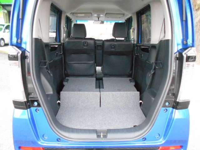 Ｎ－ＢＯＸカスタム ２トーンカラースタイル　Ｇ・ターボＬパッケージ　ブルー＆シルバーツートンカラー・ターボ車・純正ナビ＆テレビ＆ＤＶＤビデオ＆Ｂｌｕｅｔｏｏｔｈ＆ＣＤ＆バックカメラ・両側電動スライドドア・スマートキー・モデューロ１５インチアルミ（26枚目）