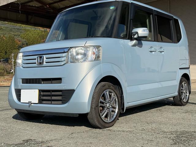 N-BOX G・Lパッケージ ギャザーズナビ Bカメラ ETC 両側スライド・片側電動 TV スマートキー アイドリングストップ 電動格納ミラー ベンチシート CVT 盗難防止システム ABS ESC CD DVD再生(4枚目)