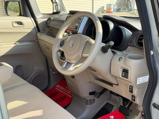 N-BOX G・Lパッケージ ギャザーズナビ Bカメラ ETC 両側スライド・片側電動 TV スマートキー アイドリングストップ 電動格納ミラー ベンチシート CVT 盗難防止システム ABS ESC CD DVD再生(19枚目)