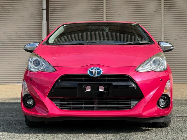 アクア Ｇ　中期　車検整備付　クルーズコントロール　ＬＥＤヘッドライト　ＬＥＤフォグランプ　オートライト　純正ＳＤナビ　地デジ　Ｂｌｕｅｔｏｏｔｈ　バックカメラ　　スマートキーＸ２　電格ミラー　革巻きステアリング（2枚目）