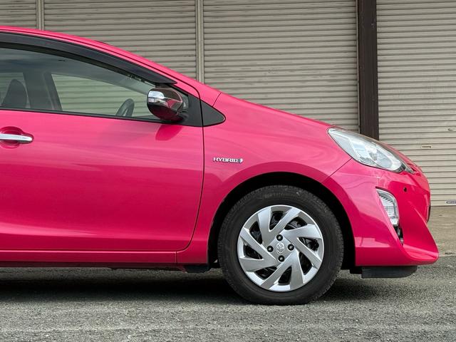 アクア Ｇ　中期　車検整備付　クルーズコントロール　ＬＥＤヘッドライト　ＬＥＤフォグランプ　オートライト　純正ＳＤナビ　地デジ　Ｂｌｕｅｔｏｏｔｈ　バックカメラ　　スマートキーＸ２　電格ミラー　革巻きステアリング（24枚目）