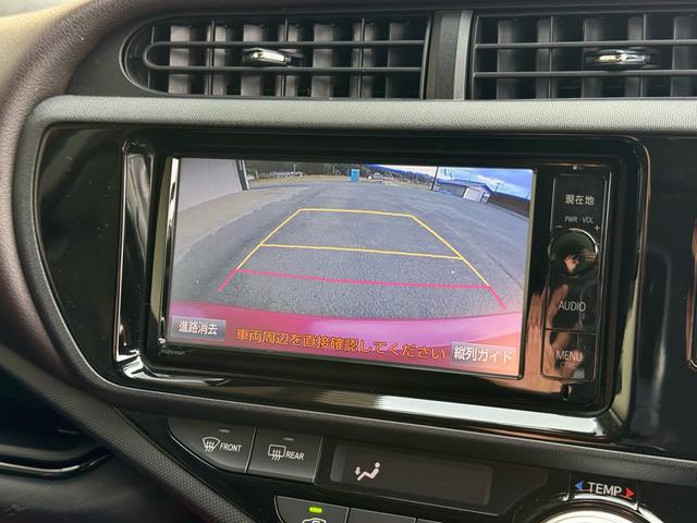 アクア Ｇ　中期　車検整備付　クルーズコントロール　ＬＥＤヘッドライト　ＬＥＤフォグランプ　オートライト　純正ＳＤナビ　地デジ　Ｂｌｕｅｔｏｏｔｈ　バックカメラ　　スマートキーＸ２　電格ミラー　革巻きステアリング（39枚目）