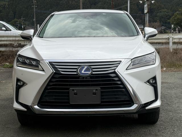 ＲＸ ＲＸ４５０ｈ　バージョンＬ　茶革エアシート・パノラミックビュー・セーフティＳ・純正ナビ・フルセグ・ＨＵＤ・３眼ＬＥＤヘッド・パワーバックドア・ＨＵＤ・リアシートヒーター・オートＨＩビーム・ＥＴＣ２．０・ウッドコンビステア・（2枚目）