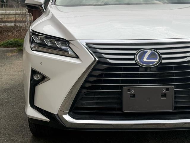 ＲＸ ＲＸ４５０ｈ　バージョンＬ　茶革エアシート・パノラミックビュー・セーフティＳ・純正ナビ・フルセグ・ＨＵＤ・３眼ＬＥＤヘッド・パワーバックドア・ＨＵＤ・リアシートヒーター・オートＨＩビーム・ＥＴＣ２．０・ウッドコンビステア・（4枚目）