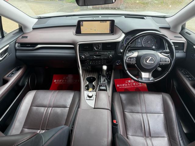 ＲＸ ＲＸ４５０ｈ　バージョンＬ　茶革エアシート・パノラミックビュー・セーフティＳ・純正ナビ・フルセグ・ＨＵＤ・３眼ＬＥＤヘッド・パワーバックドア・ＨＵＤ・リアシートヒーター・オートＨＩビーム・ＥＴＣ２．０・ウッドコンビステア・（29枚目）