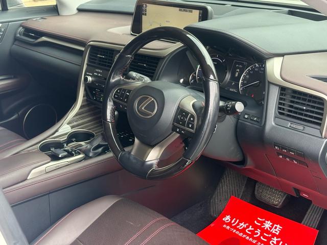 ＲＸ ＲＸ４５０ｈ　バージョンＬ　茶革エアシート・パノラミックビュー・セーフティＳ・純正ナビ・フルセグ・ＨＵＤ・３眼ＬＥＤヘッド・パワーバックドア・ＨＵＤ・リアシートヒーター・オートＨＩビーム・ＥＴＣ２．０・ウッドコンビステア・（30枚目）