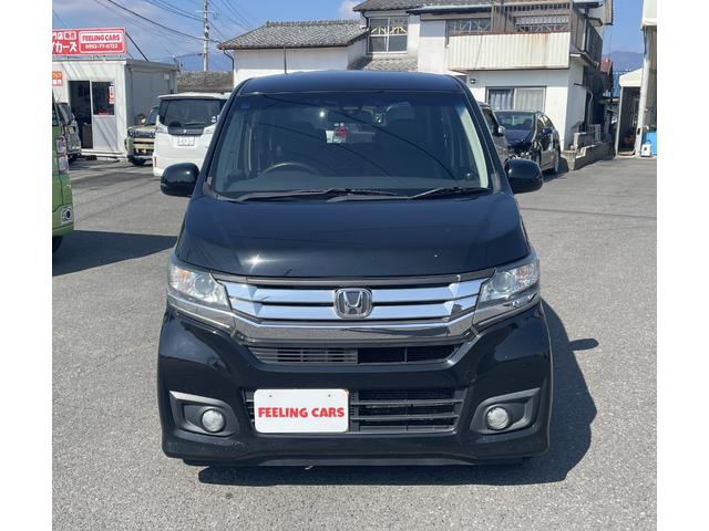 Ｎ－ＷＧＮカスタム Ｇ・Ａパッケージ　純正ナビ（ＶＸＭ－１５５ＶＳｉ）／ハーフレザーシート／衝突被害軽減ブレーキ／前後ドライブレコーダー／バックカメラ／ＨＩＤライト／Ｂｌｕｅｔｏｏｔｈ／ワンセグＴＶ／ＤＶＤ／ＣＤ／ＥＴＣ／アルミ／（3枚目）