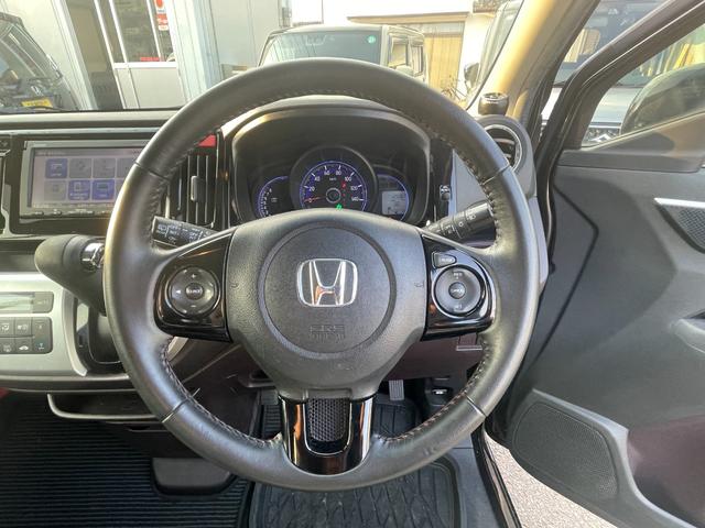 Ｎ－ＷＧＮカスタム Ｇ・Ａパッケージ　純正ナビ（ＶＸＭ－１５５ＶＳｉ）／ハーフレザーシート／衝突被害軽減ブレーキ／前後ドライブレコーダー／バックカメラ／ＨＩＤライト／Ｂｌｕｅｔｏｏｔｈ／ワンセグＴＶ／ＤＶＤ／ＣＤ／ＥＴＣ／アルミ／（21枚目）