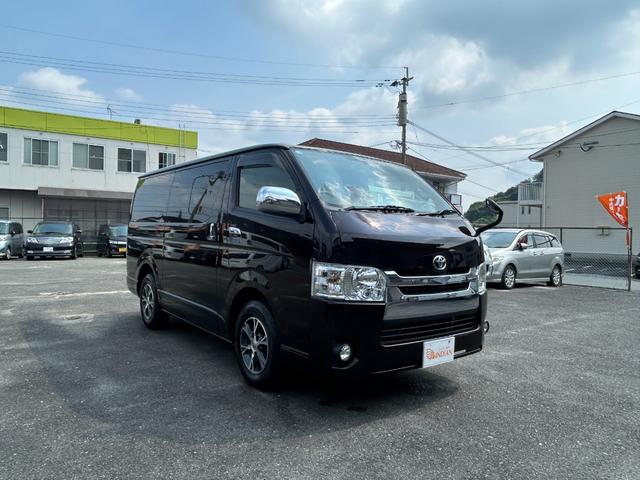 ハイエースバン ロングスーパーＧＬ　全国１年保証付き・ユーザー買取車・ディーゼルターボ・ＬＥＤヘッドライト・電動格納ミラー・キーレス・純正オーディオ（3枚目）