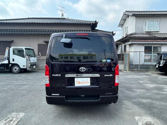 ハイエースバン ロングスーパーＧＬ　全国１年保証付き・ユーザー買取車・ディーゼルターボ・ＬＥＤヘッドライト・電動格納ミラー・キーレス・純正オーディオ（7枚目）