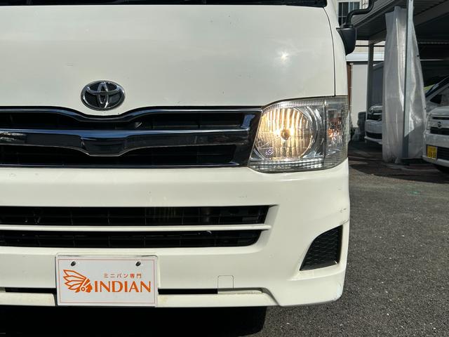 ハイエースバン ロングＤＸ　ユーザー買取車・社外ナビ・フルセグＴＶ・バックカメラ・キーレス・社外１５インチアルミホイール・９人乗り（33枚目）