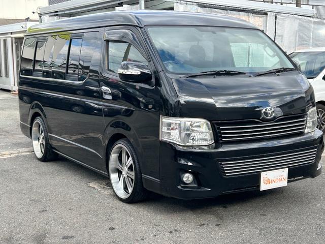 ハイエースワゴン GL 全国一年保証・社外ナビ・フルセグTV・バックカメラ・社外20インチアルミホイール・ETC・ウッドコンビハンドル(4枚目)