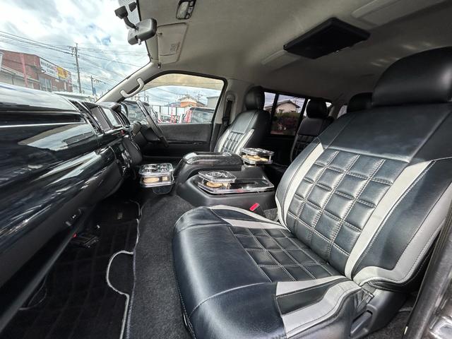 ハイエースワゴン GL 全国一年保証・社外ナビ・フルセグTV・バックカメラ・社外20インチアルミホイール・ETC・ウッドコンビハンドル(16枚目)