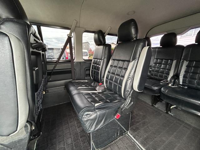 ハイエースワゴン GL 全国一年保証・社外ナビ・フルセグTV・バックカメラ・社外20インチアルミホイール・ETC・ウッドコンビハンドル(18枚目)