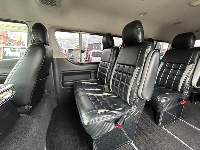 ハイエースワゴン GL 全国一年保証・社外ナビ・フルセグTV・バックカメラ・社外20インチアルミホイール・ETC・ウッドコンビハンドル(19枚目)