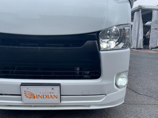 ハイエースバン スーパーＧＬ　ダークプライム　全国一年保証・純正ナビ・ＴＶ・バックカメラ・Ｂｌｕｅｔｏｏｔｈ・スマートキー・プッシュスタート・シートカバー・ＥＴＣ・社外テールライト・エアロ・社外１７インチアルミ・リアラダー・ルーフキャリア（38枚目）