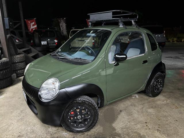 ツイン ガソリンＢ　★修複歴無★走行４．２万キロ台★Ｘ－ＴＲＥＭＥ－Ｊ　１２ＡＷ　ＴＯＹＯオープンカントリー　内外装アーミーグリーンＮＥＷペイント　ルーフキャリア（2枚目）