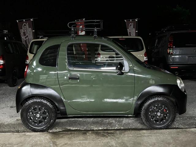 ツイン ガソリンＢ　★修複歴無★走行４．２万キロ台★Ｘ－ＴＲＥＭＥ－Ｊ　１２ＡＷ　ＴＯＹＯオープンカントリー　内外装アーミーグリーンＮＥＷペイント　ルーフキャリア（12枚目）