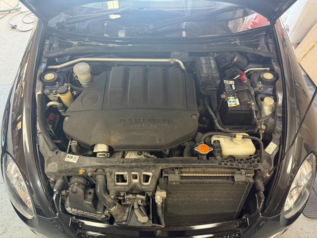 コペン アクティブトップ カルパチアグレーメタリック/ブラック ツートン全塗装/新品シートカバー/新品タイヤ4本/社外アルミ/ライトスモーク加工ヘッドライト&テールレンズ/キーレス/車検令和9年9月ま/シートヒーター/ナビTV(27枚目)